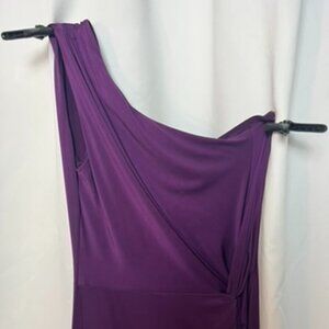 Purple Floor Length Dress